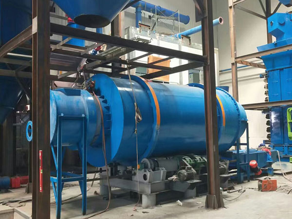 Three channels sand dryer