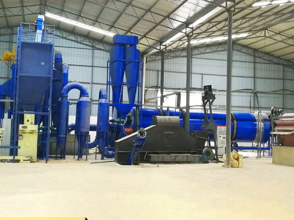 Wood chips sawdust biomass dryer