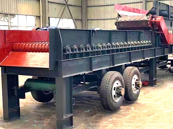 Stone soil roller screen (mud separator)