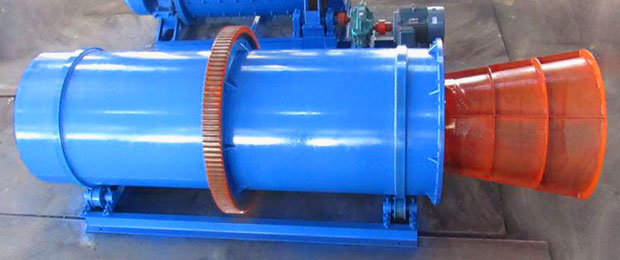 Rotary drum scrubber