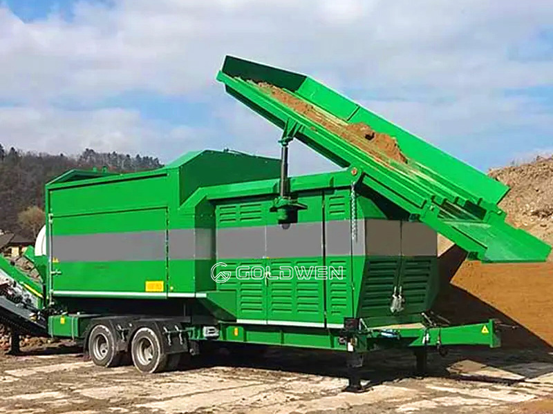 Sand Washing Machine Topsoil screen trommel