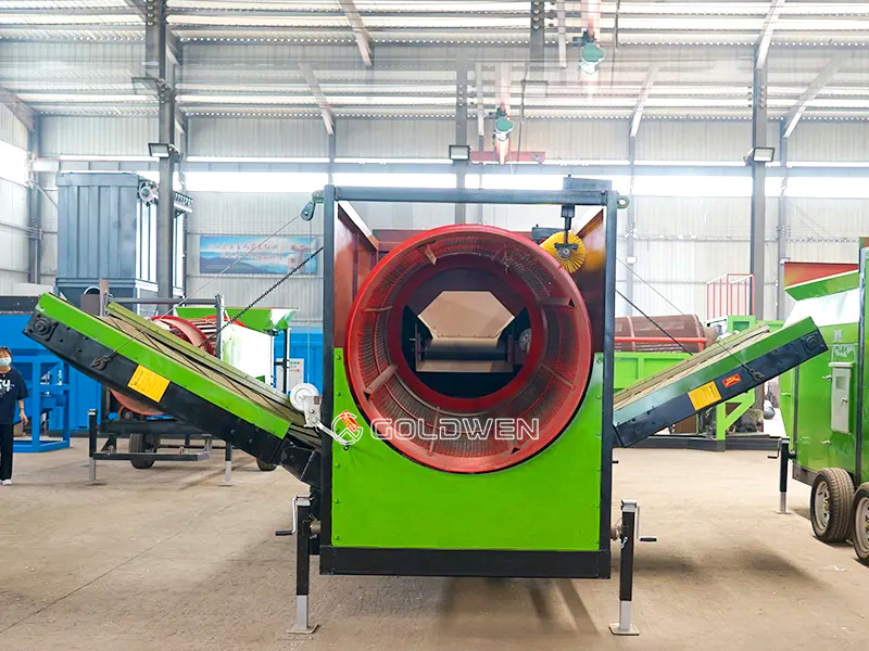 Sand Washing Machine Compost trommel screen manure fertilizer